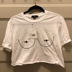 Boob graphic tee from missguided